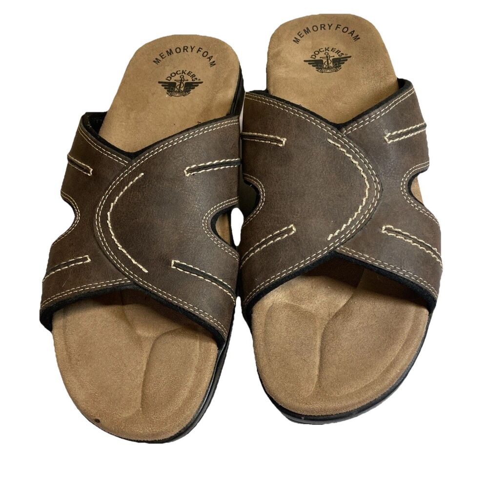 Dockers Mens Sunland Casual Comfort Outdoor Slip-on Slide Sandal Shoe Size 11W